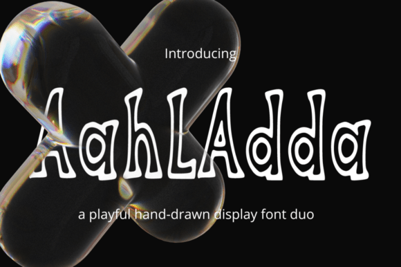 Aahladda: A Playful Font for Creative Designs