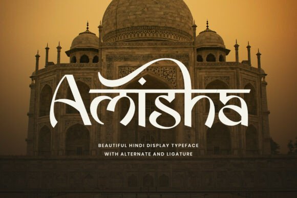 Amisha: A Strategic Choice for Cultural Typography in Modern Design