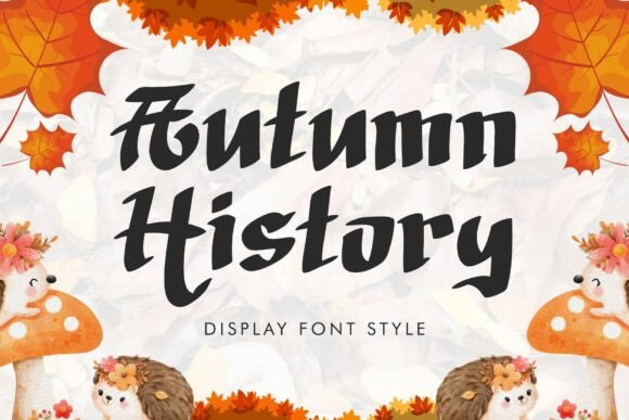 Autumn History: A Bold Font Bridging Vintage Aesthetics and Modern Design Needs