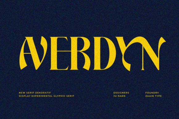 Averdyn: The Artistic Typeface That Elevates Visual Design