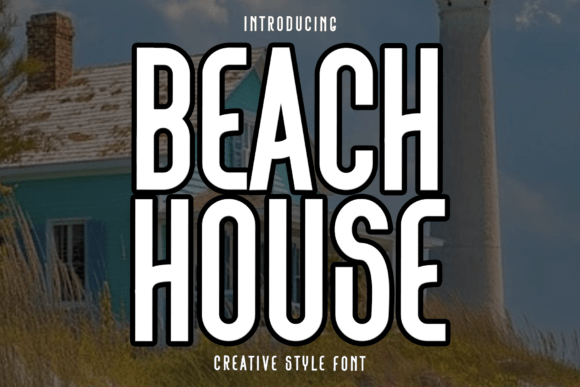 Beach House: A Festive Typeface for Holiday Magic