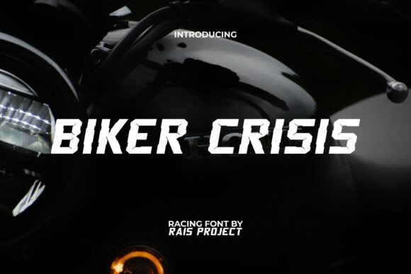 Biker Crisis: A Bold Typeface for High-Speed Design Projects