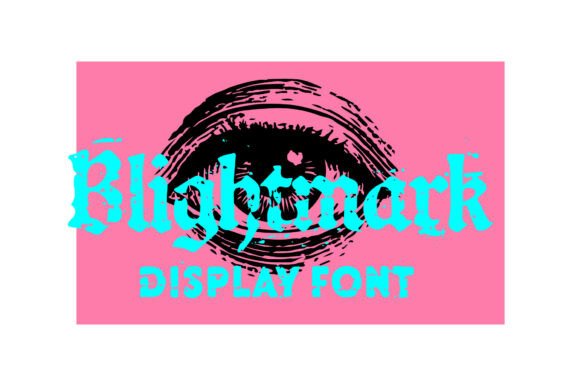 Blightmark Duo: A Fusion of Punk Rebellion and Modern Typography for Impactful Design
