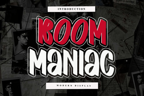 Boom Maniac: The Playful Font That Adds Personality to Any Design
