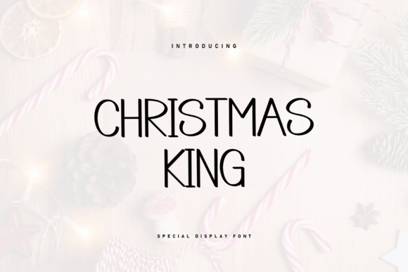 Christmas King: Festive Typography with Style