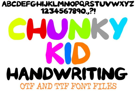 Chunky Kid: A Playful Typography Choice for Creative Design