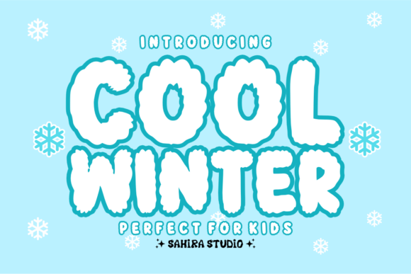 Cool Winter: A Playful Display Font with a Wintry Flair
