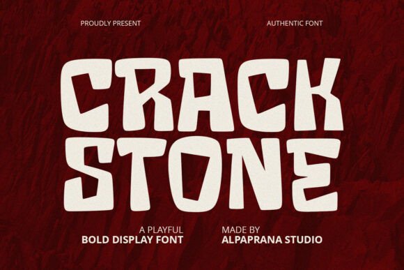 Crack Stone: A Bold Display Font for High-Impact Design