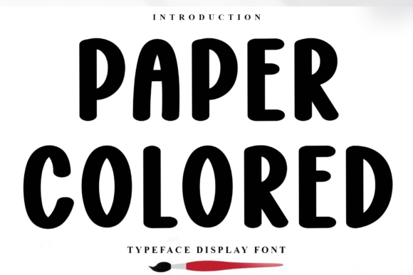 Discover the Magic of Paper Colored: A Festive Typeface for Holiday Designs