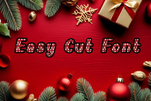 Easy Cut: The Bold Chunky Font for Dynamic Design Projects