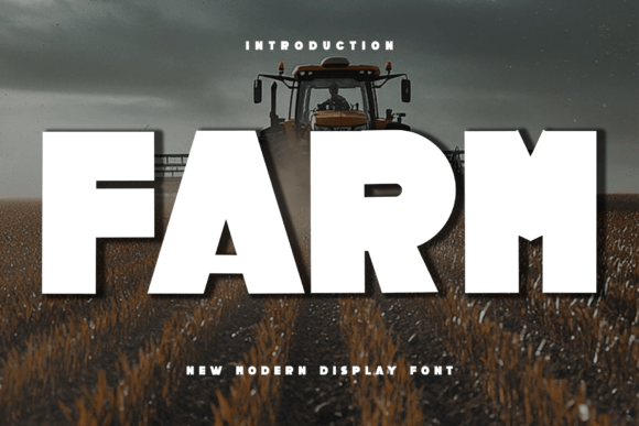 Farm Font: Bold Design for Impactful Visual Communication