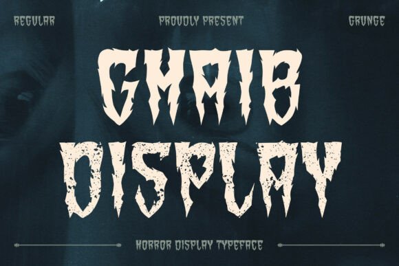 Ghaib: A Typeface Born from the Shadows