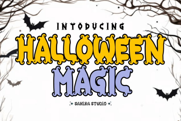 Halloween Magic Font: A Spooky-Cute Design Choice
