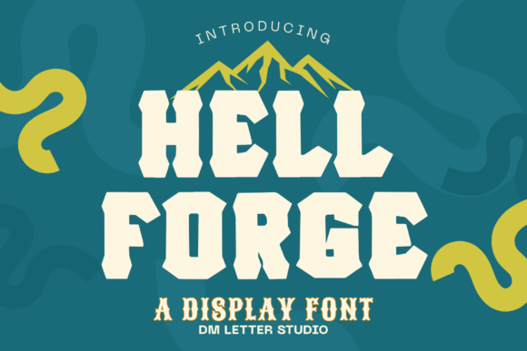 Hell Forge: The Bold Typography Choice for Gritty, High-Impact Designs
