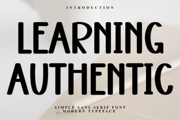 Learning Authentic: A Festive Typeface for Holiday Typography