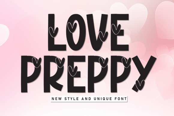 Love Preppy: A Fresh Take on Casual Display Typography