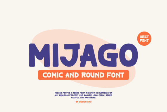 Mijago: A Bold Display Font for Creative Expression