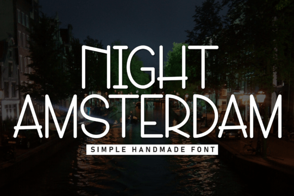 Night Amsterdam: A Modern Typeface for Urban Creativity