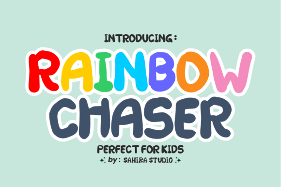 Rainbow Chaser: A Playful Typeface for Modern Design Projects
