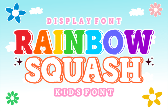 Rainbow Squash: A Practical Font for Creative and Commercial Projects