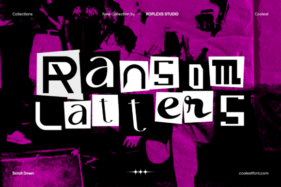 Ransom Latters: A Bold Typography Choice for Creative Design