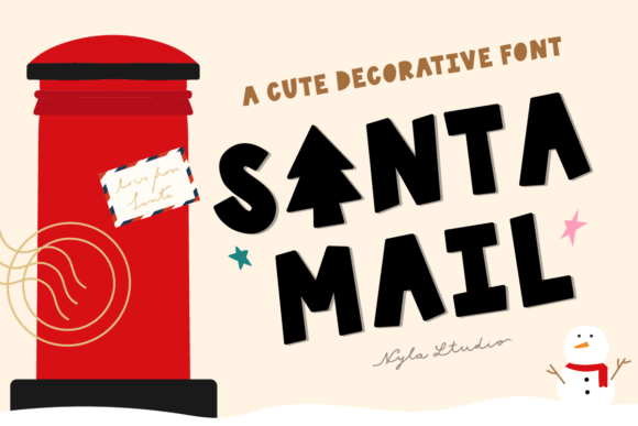 Santa Mail: A Festive Font for Creative Projects