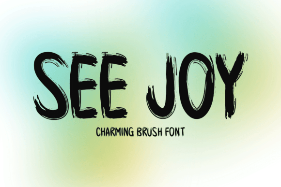 See Joy: A Vibrating Typeface for Expressive Design Projects