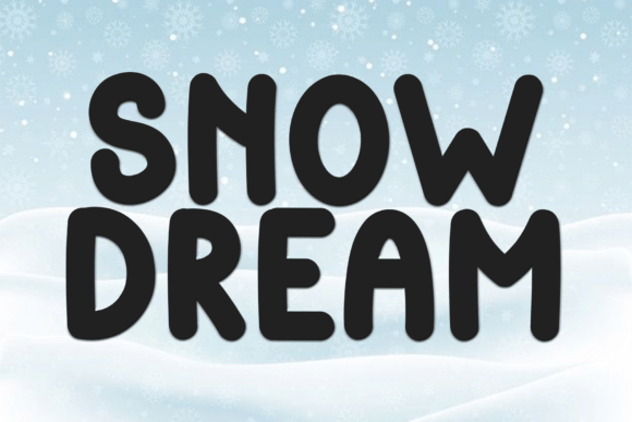 Snow Dream: A Font That Transforms Visual Creativity
