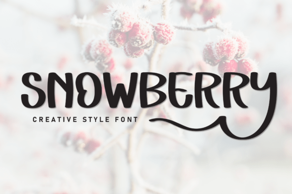 Snowberry: A Playful Handwritten Font for Joyful Designs