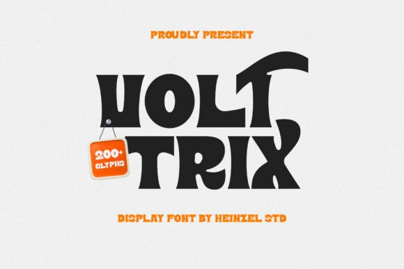Volt Trix: The Bold and Whimsical Display Font That Stands Out