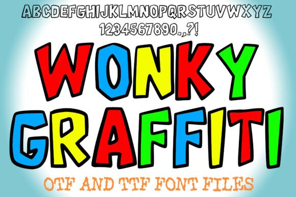 Wonky Graffiti: The Bold Typeface That Defines Urban Rebellion